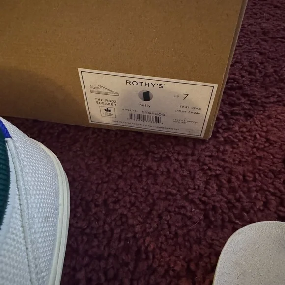 Rothy’s Kelly Sneakers- Box included- Size 7 - Picture 8 of 8